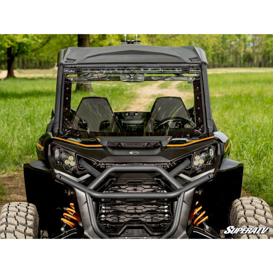 SuperATV Can-Am Commander MaxDrive Power Flip Windshield PFWS-CA-COM-70
