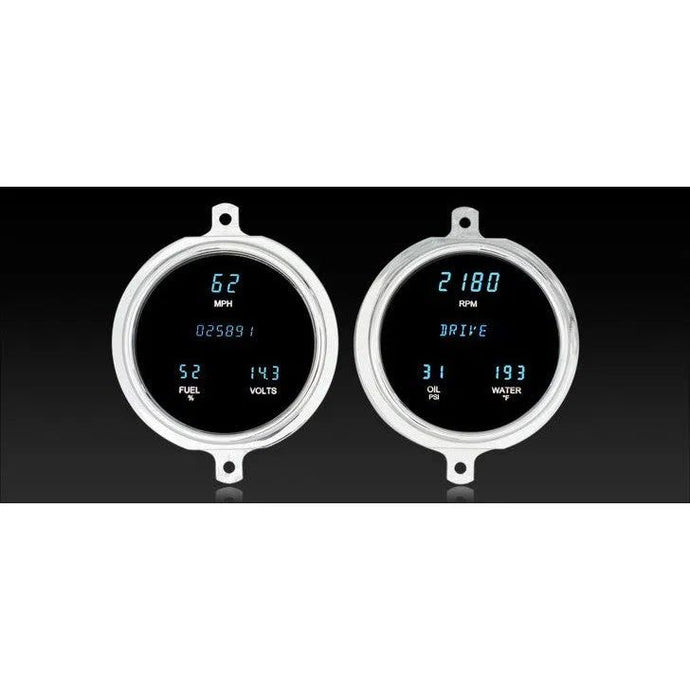 Dakota Digital 1951 Ford Series III Gauge Kit with Teal/Blue Display VFD3-51F-Z