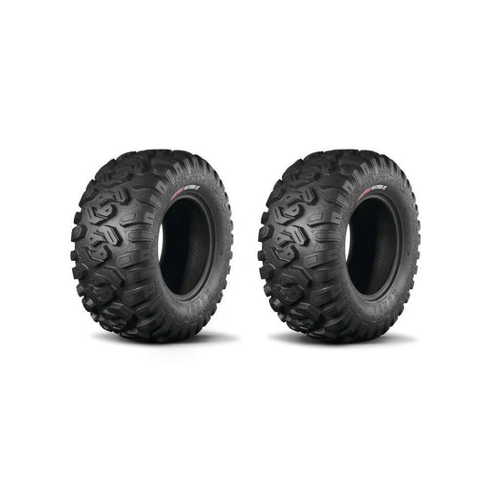 Kenda Set of Two K3201 Mastodon HT Rear Radial Tires (8 Ply) [28x9R-14]