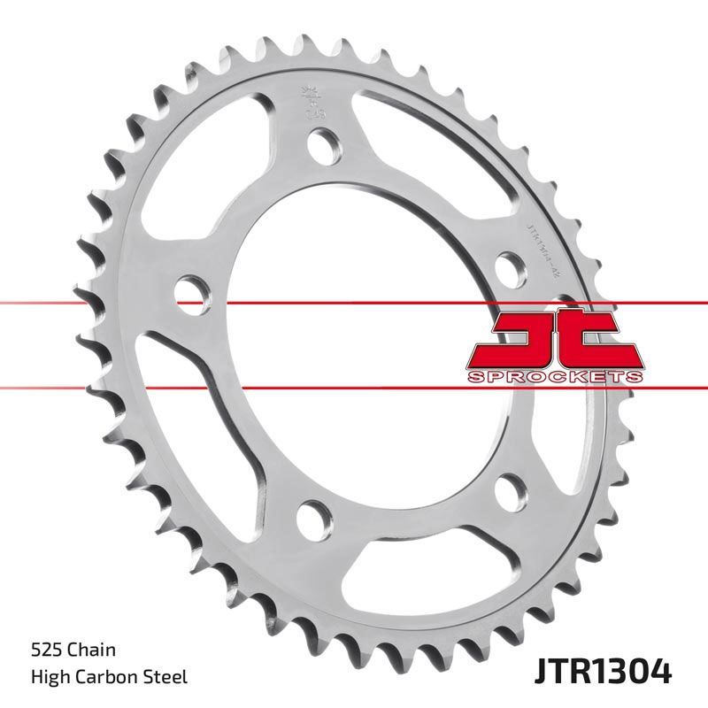 JT Sprockets Rear Steel Sprocket 42 Tooth 42T 525 Chain For Honda CBF600 N 2008-2011 JTR1304.42
