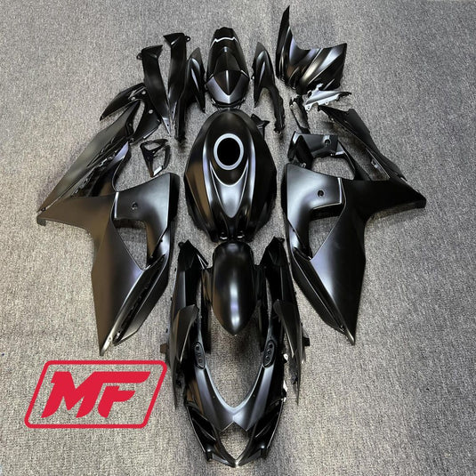 Monster Fairings Full Kit Suzuki GSXR1000 09-16 Matte Black + Windshield + Gas Tank Cover