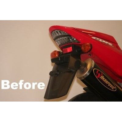 Load image into Gallery viewer, R&amp;G Racing Black Tail Tidy License Plate Holder For 2002-2003 Honda CBR900 Fireblade
