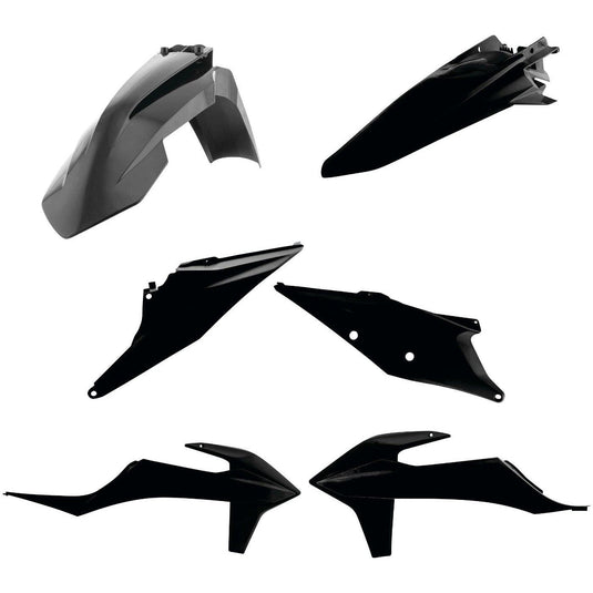 Acerbis Black Standard Plastic Kit for KTM - 2726500001