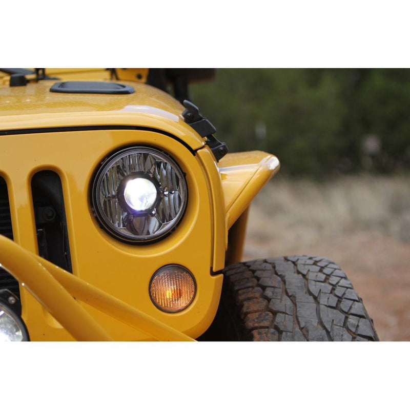 Load image into Gallery viewer, KC HiLiTES 7" Gravity LED Pro DOT Headlight - Driving Beam - Single - Universal / 07-18 Jeep JK
