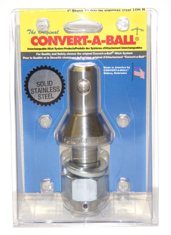 Load image into Gallery viewer, Convert-A-Ball Stainless Steel 1 Inch Shank Only

