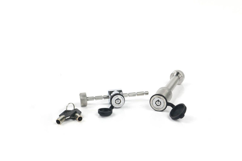 Load image into Gallery viewer, Hitch Locking Pin and Adjustable Trailer Coupler Lock Combo
