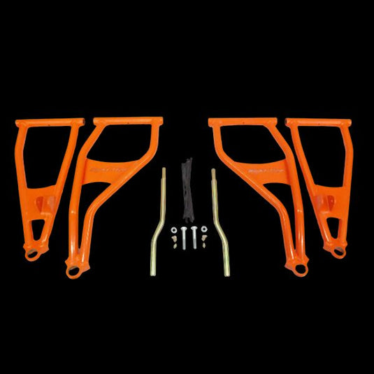 High Lifter Front Forward Upper And Lower Black Control Arms For Polaris Models MCFFA-RZRS-B