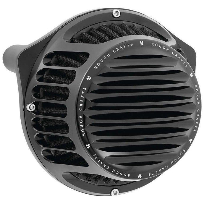 Rough Crafts Round Air Cleaner Black RC-600-010