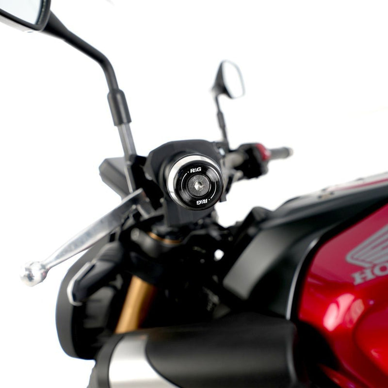 Load image into Gallery viewer, R&amp;G Racing Black Bar End Sliders For 2019-2020 Honda CB650R Neo Sports Caf?
