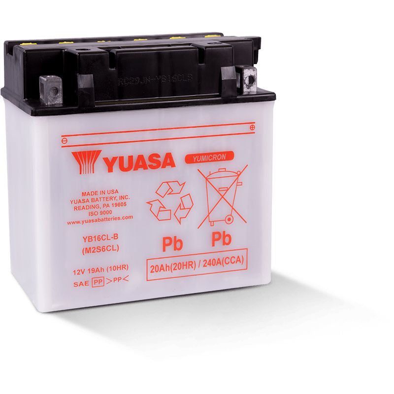 Load image into Gallery viewer, Yuasa Conventional YB16CLB 12 Volt Battery YUAM2S6CL
