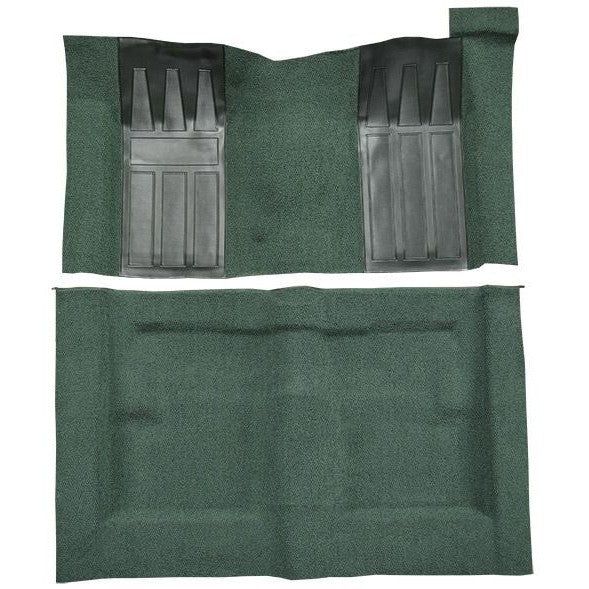 ACC Replacement Carpet Kit For 1969-1971 Ford Torino GT 2DR Hardtop Auto with 2 Dark Green Inserts - CHOOSE COLOR