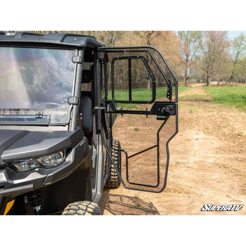 Load image into Gallery viewer, SuperATV Can-Am Defender MAX Convertible Cab Enclosure Doors DOOR-CA-DEF4-72

