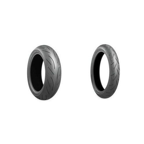 Load image into Gallery viewer, Bridgestone Front Rear 120/60ZR17 + 190/55ZR17 Battlax Hypersport S21 Motorcycle Tire Set
