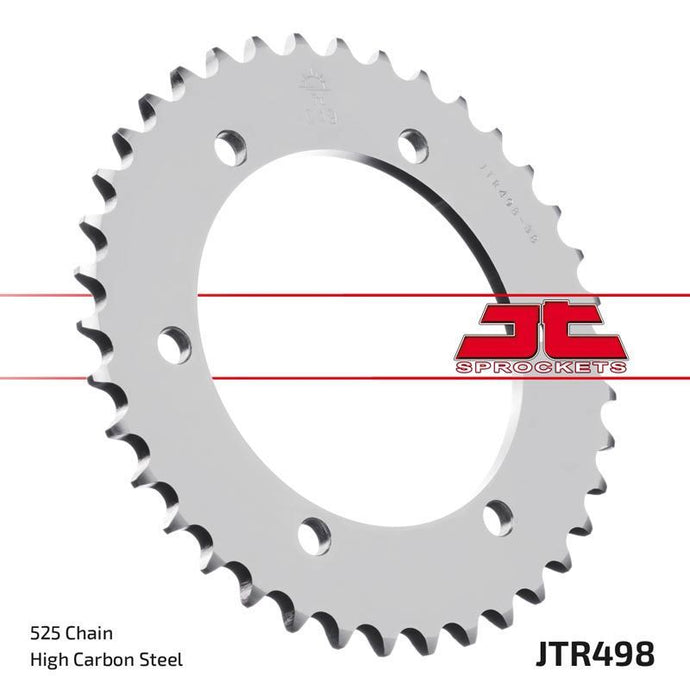 JT Sprockets Rear Steel Sprocket 39 Tooth 39T 525 Chain For Kawasaki W650 C3,C4,C5,C6F 2001-2006 JTR498.39