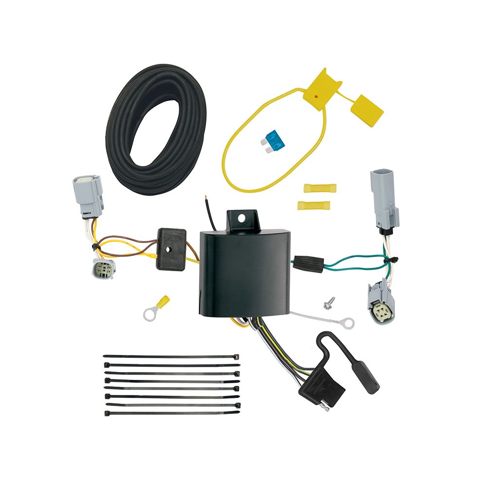 T-One T-Connector Harness, 4-Way Flat, w/HD Module fits 2017-20 Chrysler Pacificia LX & Touring, Select Chrysler Voyager