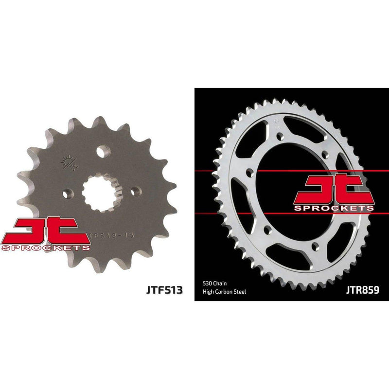 Load image into Gallery viewer, Front &amp; Rear Sprocket Kit for YAMAHA YZF600R-T,V,W 05-07 JT Sprockets

