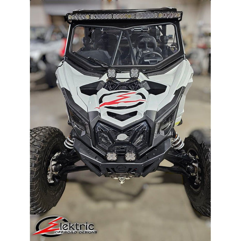 Load image into Gallery viewer, Elektric Offroad Anodized Black Upper Shock Mount Brace For Can-Am Maverick X3 2017-2024
