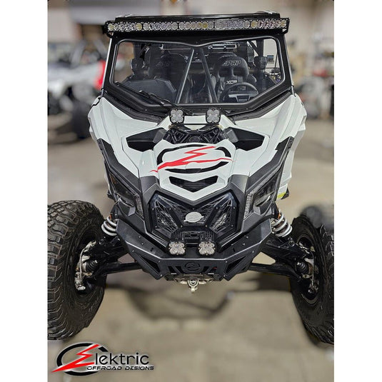 Elektric Offroad Anodized Black Upper Shock Mount Brace For Can-Am Maverick X3 2017-2024