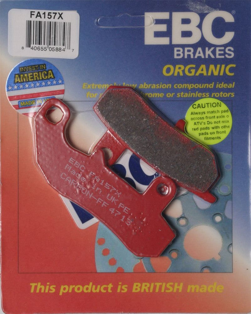Load image into Gallery viewer, EBC 1 Pair Performance X-Series Carbon Brake Pads For Suzuki DR650S 1990-1995
