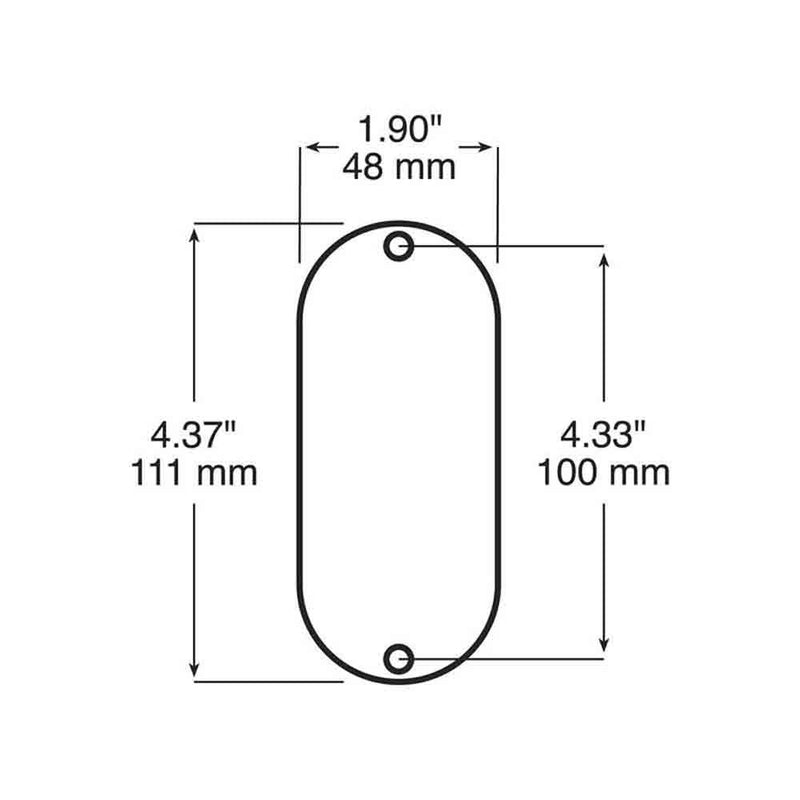 Load image into Gallery viewer, Quick Mount Red Oval Reflector
