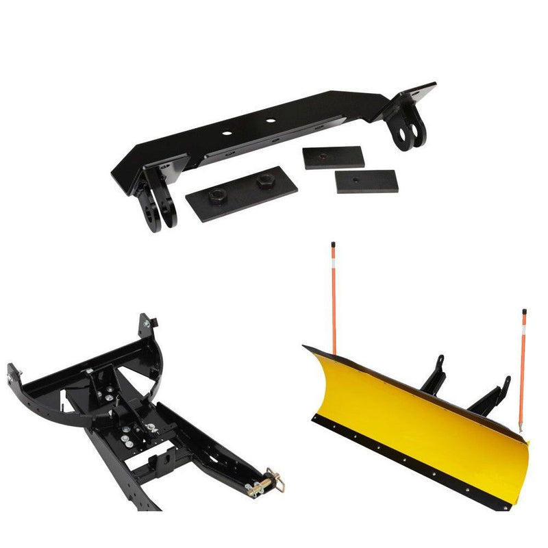 Load image into Gallery viewer, Denali Black UTV Snow Plow Kit For Polaris Ranger 570 4x4 Full Size 2016-2020
