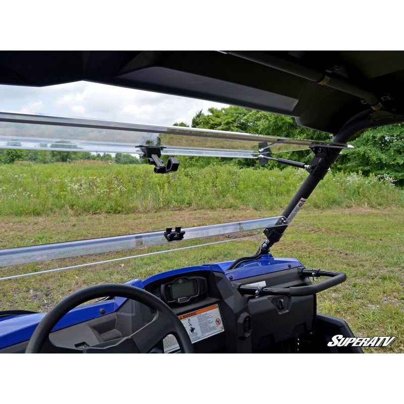 Load image into Gallery viewer, SuperATV Yamaha Wolverine Scratch Resistant Flip Windshield FWS-Y-WV-70
