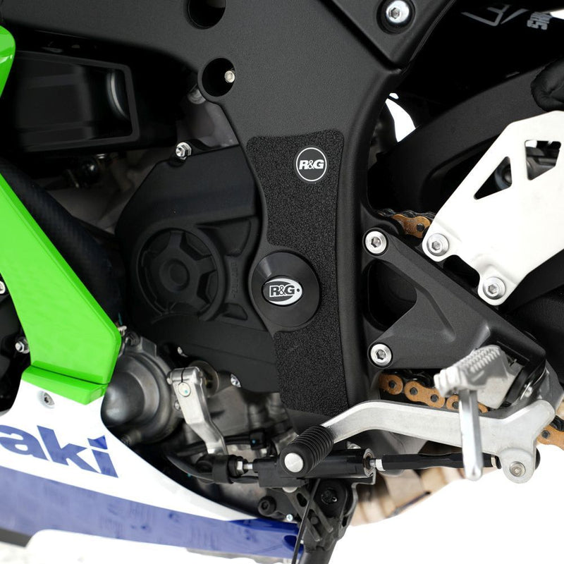 Load image into Gallery viewer, R&amp;G Racing Black Frame Plug LHS For 2016-2019 Kawasaki Ninja ZX10R ZX1000
