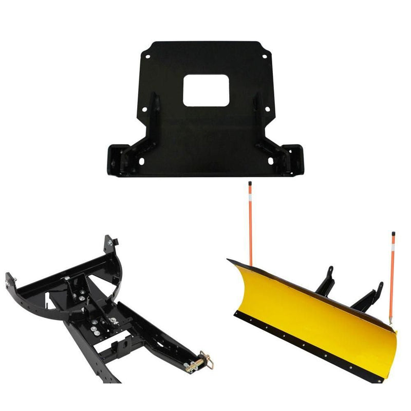 Load image into Gallery viewer, Denali Black UTV Snow Plow Kit For Polaris Ranger XP 1000 NorthStar Premium 2019-2020
