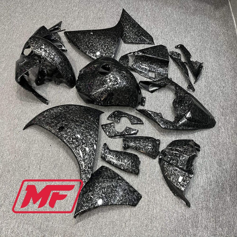 Load image into Gallery viewer, Monster Fairings Full Kit Yamaha R1 09-11 Forged Carbon Fiber Style + Windshield + Gas Tank Cover
