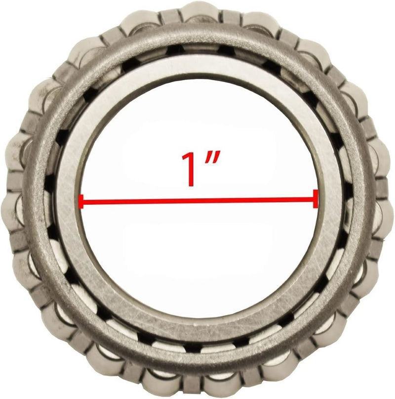 Load image into Gallery viewer, Pre-Greased Trailer Hub Kit (RHI-150-PG-PR) 5 Bolt on 4-1/2 Inch Circle with 1 inch I.D. Bearings - One Pair
