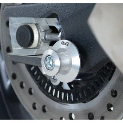 Load image into Gallery viewer, R&amp;G Racing Silver M10 Elevation Paddock Stand Pins For 2024 Husqvarna VITPILEN 401
