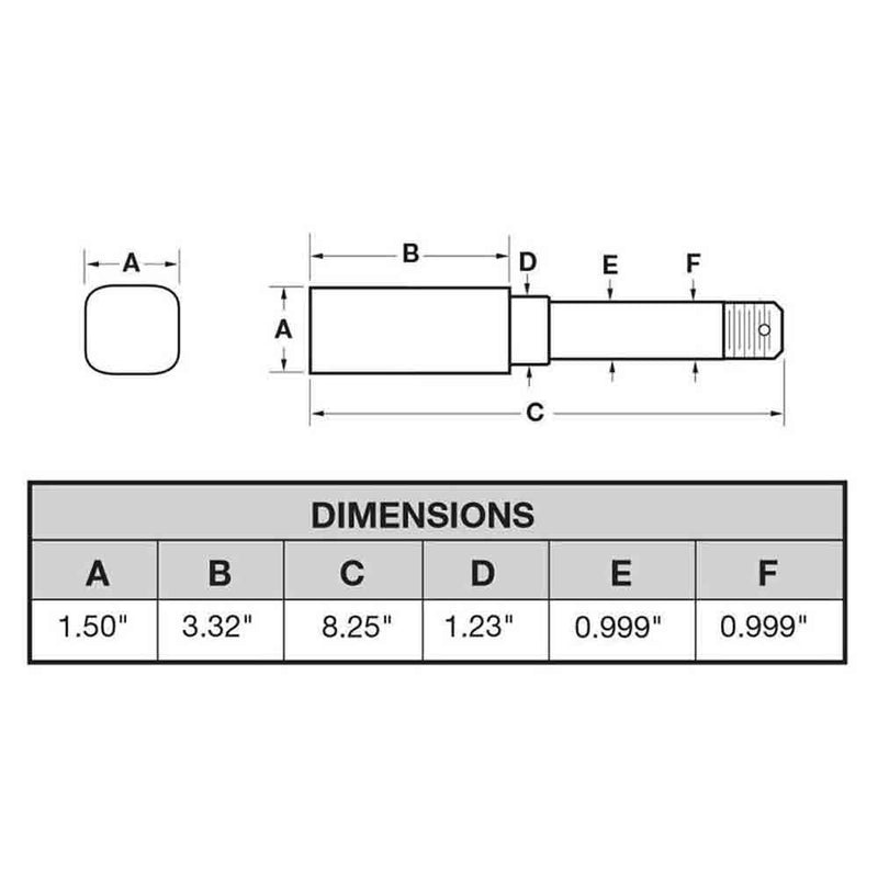 Load image into Gallery viewer, Pair of 4-Bolt on 4 Inch Hub Assemblies with Square Shaft 1 Inch Straight Spindles &amp; Bearings
