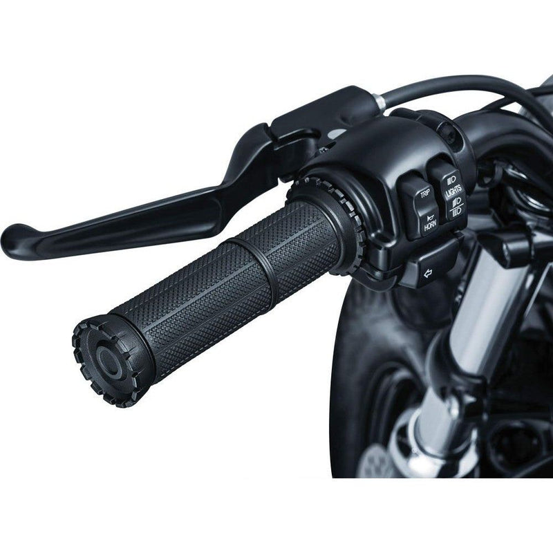 Load image into Gallery viewer, Kuryakyn Riot Grips for V-Twin Dual Cable Cable Satin Black
