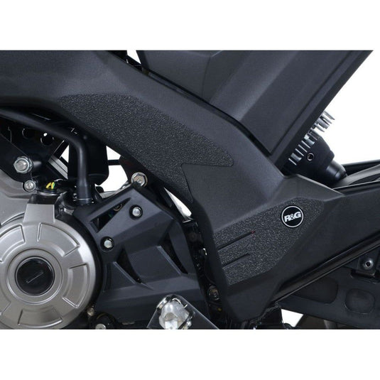 R&G Racing Black Boot Guard Kit For 2016-2018 Kawasaki Z125