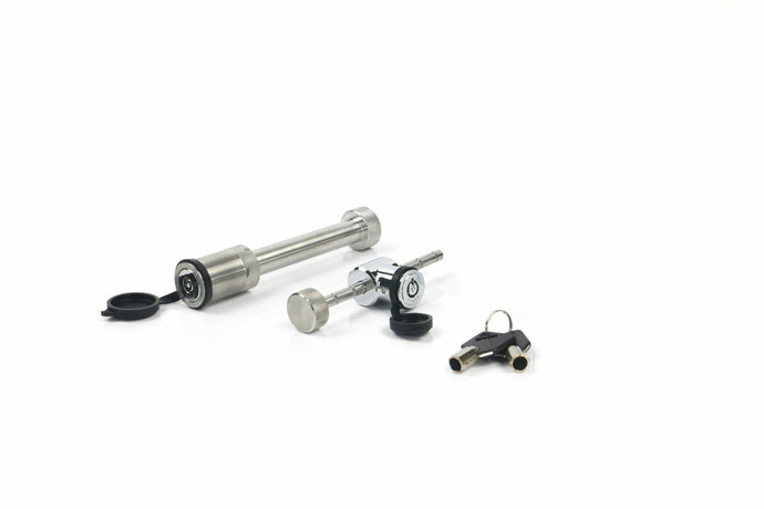 Hitch Locking Pin and Adjustable Trailer Coupler Lock Combo