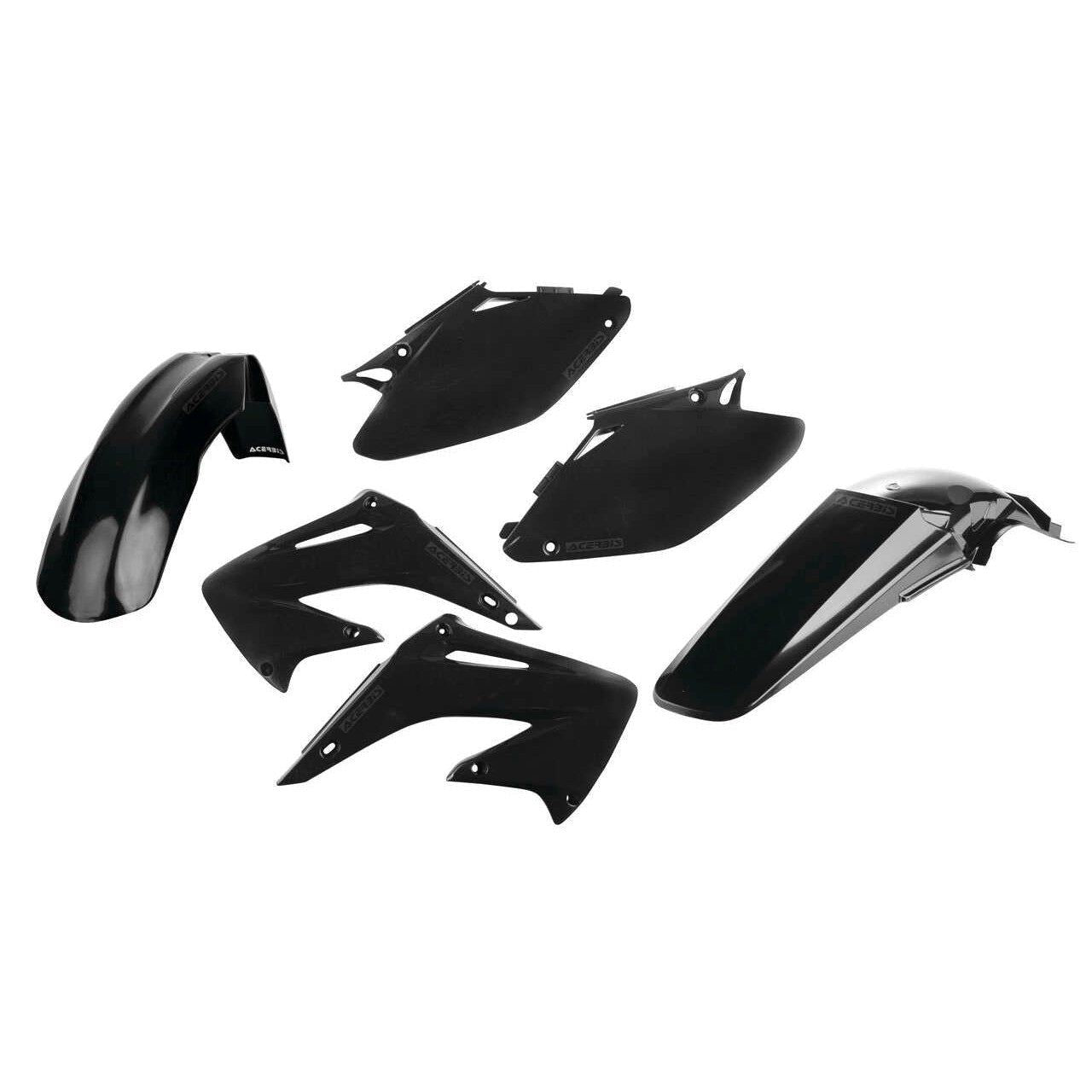 Acerbis Black Standard Plastic Kit for Honda - 2070970001