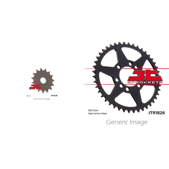 Front & Rear Steel Sprocket Kit for ATV/UTV SUZUKI LT160E QuadRunner 1989-1992