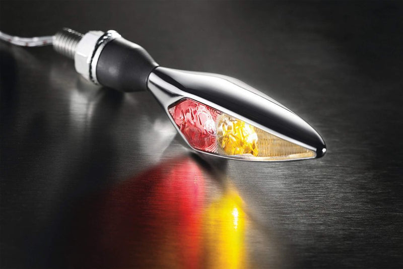 Load image into Gallery viewer, Kuryakyn Micro Rhombus Marker Lights Chrome 2542
