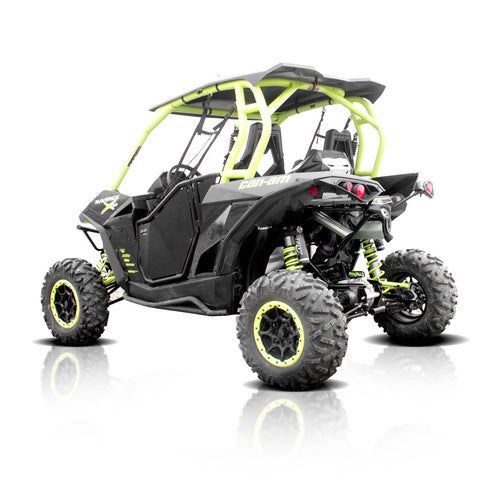 Load image into Gallery viewer, HMF Brushed Aluminum Slip On Exhaust For 2015-2017 Can Am Maverick Turbo
