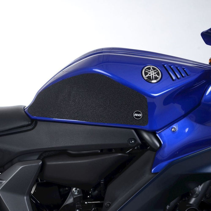 R&G Racing Black Tank Traction Grips For 2022-2024 Yamaha YZF R7 EZRG942BL