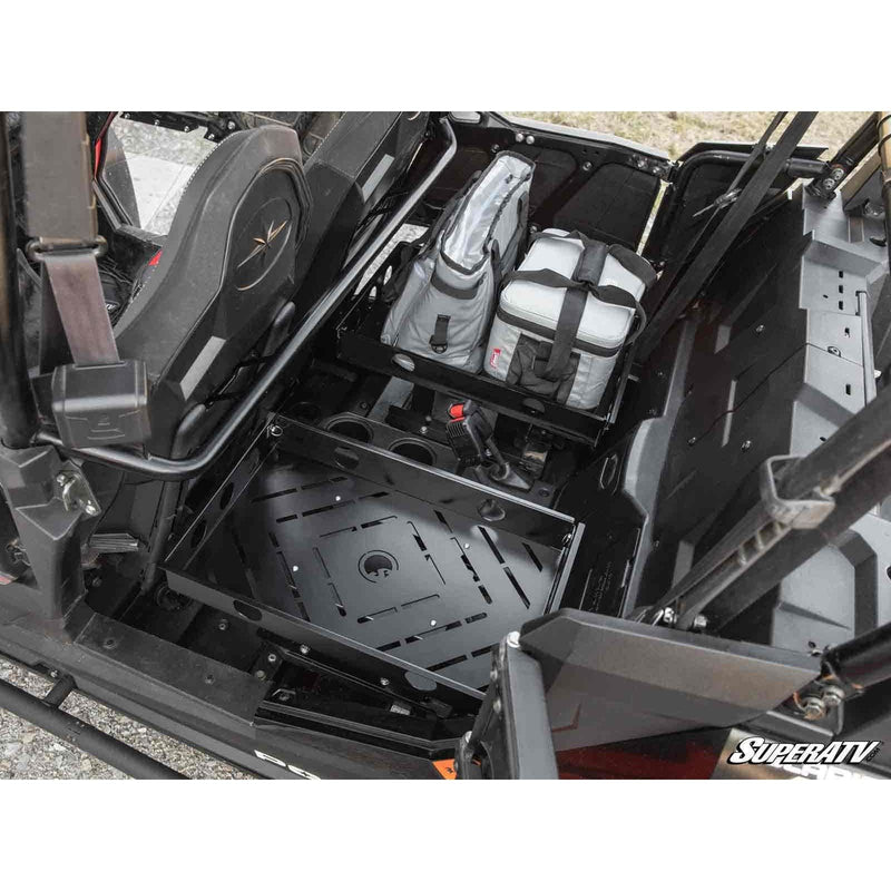 Load image into Gallery viewer, SuperATV Polaris RZR XP 4 1000 Rear Seat Cargo Rack CR-P-RZR1K4-01
