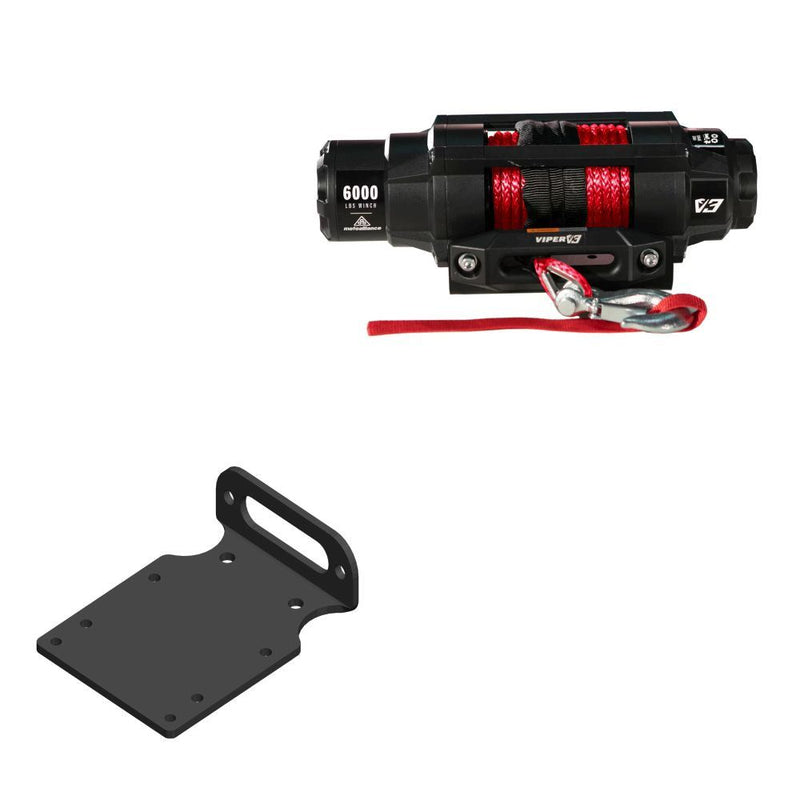 Load image into Gallery viewer, Viper 6000lbs V3 Winch Red Rope With Mount For Textron Wildcat XX 2018-2019
