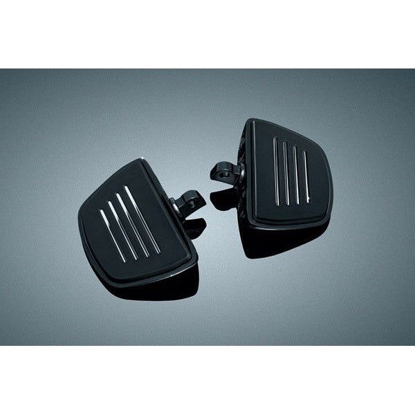 Load image into Gallery viewer, KURYAKYN GLOSS BLACK PREMIUM MINI BOARDS W/MALE MOUNT ADAPTERS FOR HARLEY 7578
