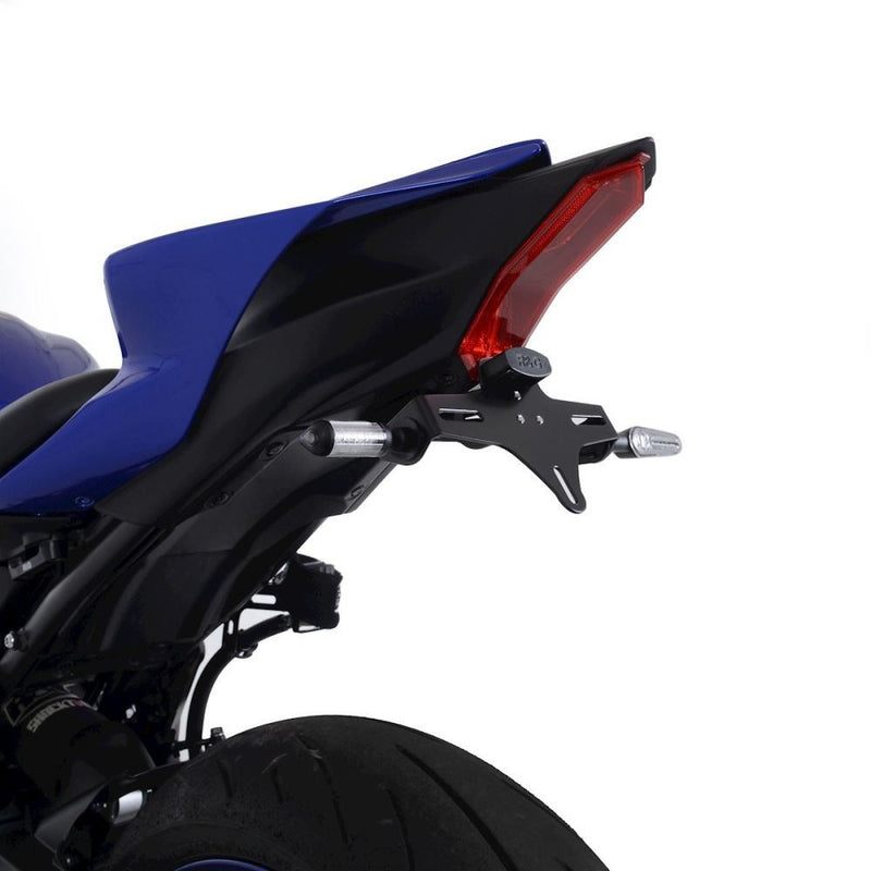Load image into Gallery viewer, R&amp;G Racing Black Tail Tidy License Plate Holder For 2022-2024 Yamaha YZF R7
