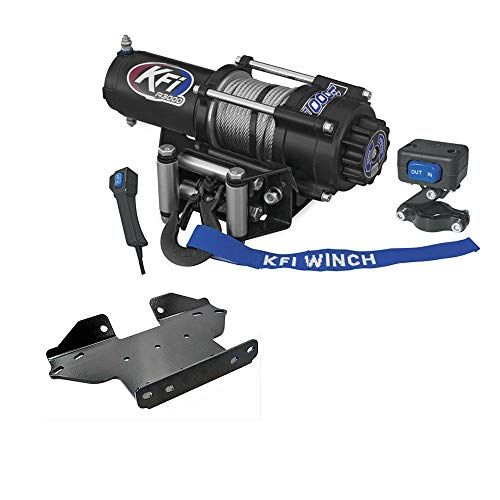 Load image into Gallery viewer, 3000 lb KFI Winch Mount Combo Kit Kawasaki Brute Force 650 750 2005-2017 NEW
