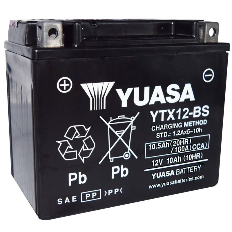 Load image into Gallery viewer, Yuasa Maintenance Free YTX12BS 12 Volt Battery YUAM3RH2S
