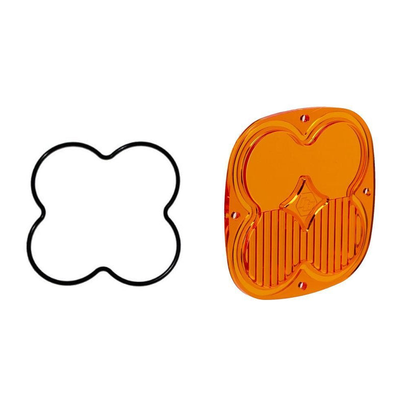 Load image into Gallery viewer, Baja Designs Light Pod Lens Kit Squadron Series Driving/Combo Pattern Factory Amber Universal 668418
