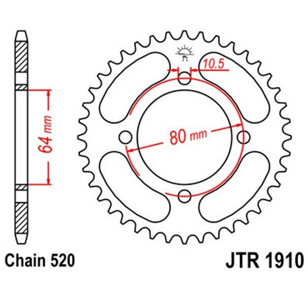 Load image into Gallery viewer, Front &amp; Rear Steel Sprocket Kit for ATV/UTV YAMAHA YFA1 Breeze 125 1991-2004

