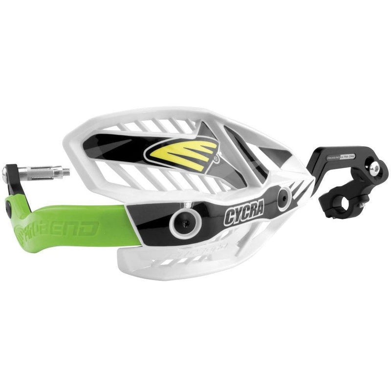Load image into Gallery viewer, Cycra Probend Ultra CRM Handguard 1-1/8" Clamp White/Green - 1CYC-7408-72X
