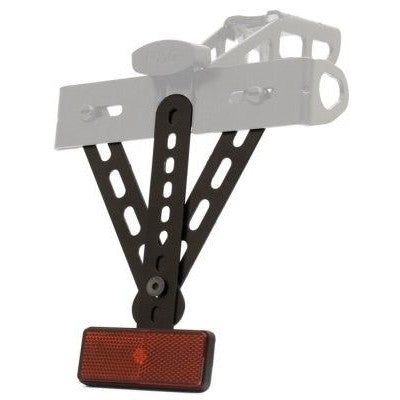 R&G Racing Black Reflector Extender Kit For 2013-2018 Aprilia Caponord 1200